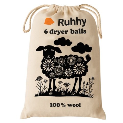 Ruhhy Kule wełniane do suszarki 6 szt. Ruhhy 25704 Ruhhy Kule wełniane do suszarki 6 szt. Ruhhy 25704
