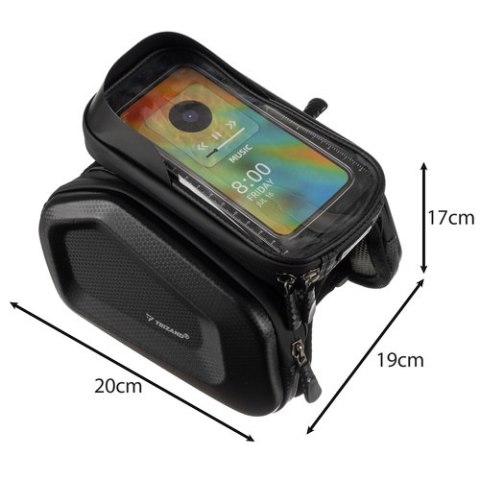 Trizand Sakwa rowerowa z etui na telefon Trizand 25378 Trizand Sakwa rowerowa z etui na telefon Trizand 25378