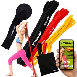 Trizand Zestaw gum do ćwiczeń - 3szt. Trizand 25879