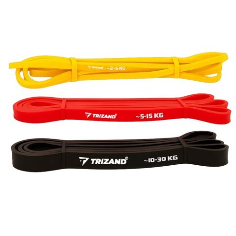 Trizand Zestaw gum do ćwiczeń - 3szt. Trizand 25879 Trizand Zestaw gum do ćwiczeń - 3szt. Trizand 25879