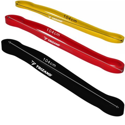 Trizand Zestaw gum do ćwiczeń - 3szt. Trizand 25879 Trizand Zestaw gum do ćwiczeń - 3szt. Trizand 25879