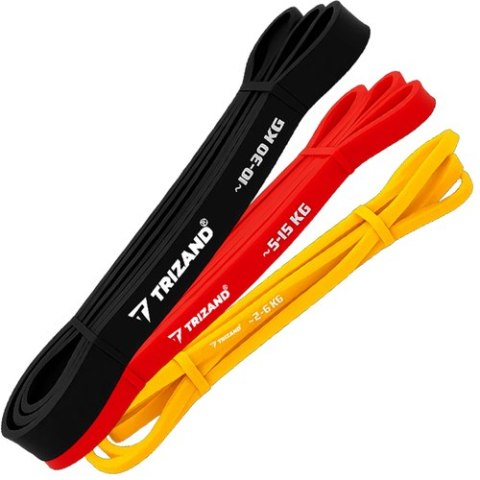 Trizand Zestaw gum do ćwiczeń - 3szt. Trizand 25879 Trizand Zestaw gum do ćwiczeń - 3szt. Trizand 25879