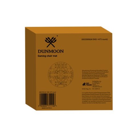 Dunmoon Mata gamingowa pod fotel okrągła Dunmoon 25956 Dunmoon Mata gamingowa pod fotel okrągła Dunmoon 25956
