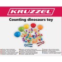 Kruzzel Dinozaury- zestaw do nauki liczenia 22496