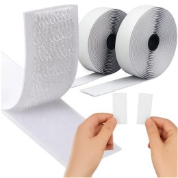 Ruhhy Rzep samoprzylepny biały 5m x 2,5cm Ruhhy 25999