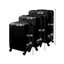 Trizand Zestaw walizek 3w1- czarne Trizand 26661