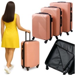 Trizand Zestaw walizek 3w1- różowe Trizand 26663