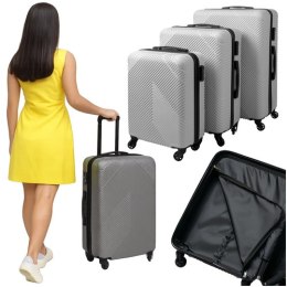 Trizand Zestaw walizek 3w1- szare Trizand 26662