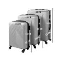 Trizand Zestaw walizek 3w1- szare Trizand 26662