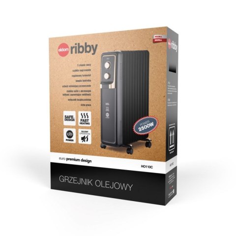 ELDOM Grzejnik olejowy ELDOM HO110C czarny ELDOM Grzejnik olejowy ELDOM HO110C czarny