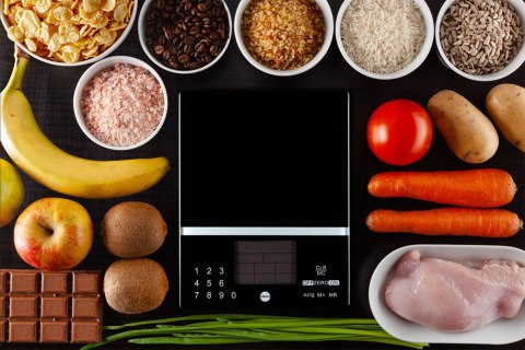 ELDOM Waga kuchenna elektroniczna LCD z pomiarem wartości odżywczych ELDOM ELDOM Waga kuchenna elektroniczna LCD z pomiarem wartości odżywczych ELDOM