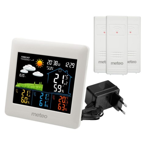 METEO Meteo SP106 Stacja Pogody z DCF +3 czujniki METEO Meteo SP106 Stacja Pogody z DCF +3 czujniki