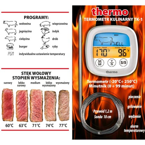 METEO Precyzyjny termometr kulinarny METEO TK-1 METEO Precyzyjny termometr kulinarny METEO TK-1