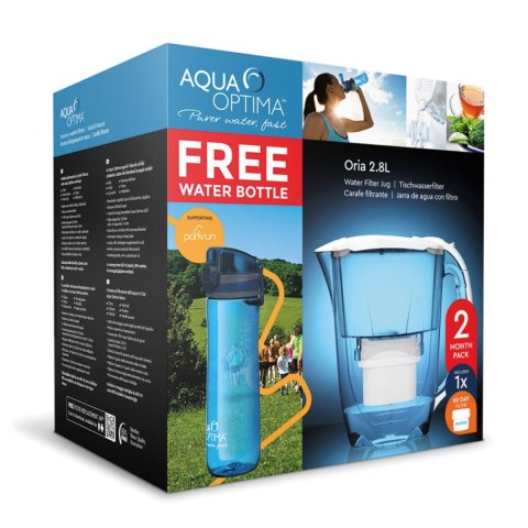 TRIWATER Dzbanek do wody Aqua Optima Oria 2,8l + filtr 60 dni + bidon 600ml TRIWATER Dzbanek do wody Aqua Optima Oria 2,8l + filtr 60 dni + bidon 600ml