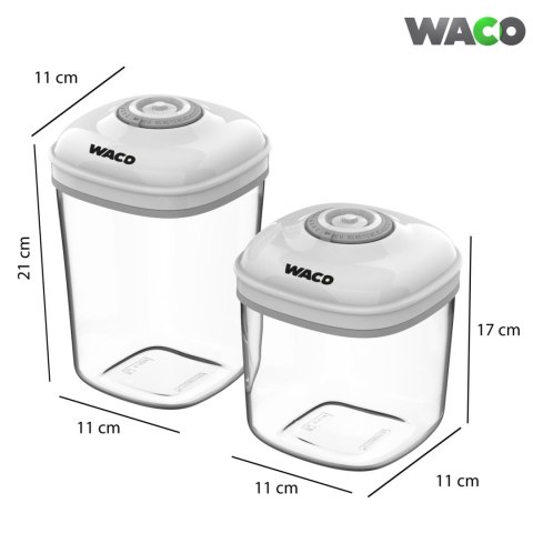 WACO Zestaw do próżniowego pakowania żywności 2 sztuki WACO WACO Zestaw do próżniowego pakowania żywności 2 sztuki WACO