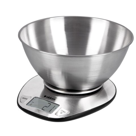 ELDOM Elektroniczna waga kuchenna z miską ELDOM WK320S stalowa