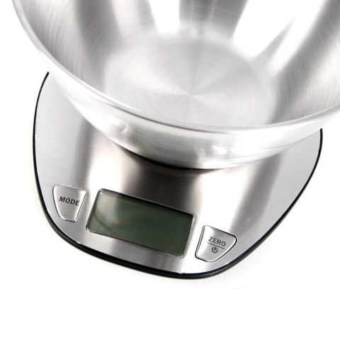 ELDOM Elektroniczna waga kuchenna z miską ELDOM WK320S stalowa
