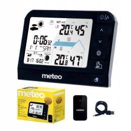 METEO STACJA POGODOWA METEO SP204 POGODYNKA HIGROMETR CZUJNIK ZEWNĘTRZNY DCF