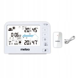 METEO STACJA POGODOWA METEO SP204 POGODYNKA HIGROMETR CZUJNIK ZEWNĘTRZNY DCF