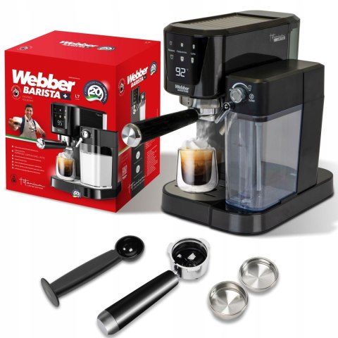 WEBBER EKSPRES DO KAWY CIŚNIENIOWY KOLBOWY PÓŁAUTOMATYCZNY WEBBER L7 WEBBER EKSPRES DO KAWY CIŚNIENIOWY KOLBOWY PÓŁAUTOMATYCZNY WEBBER L7