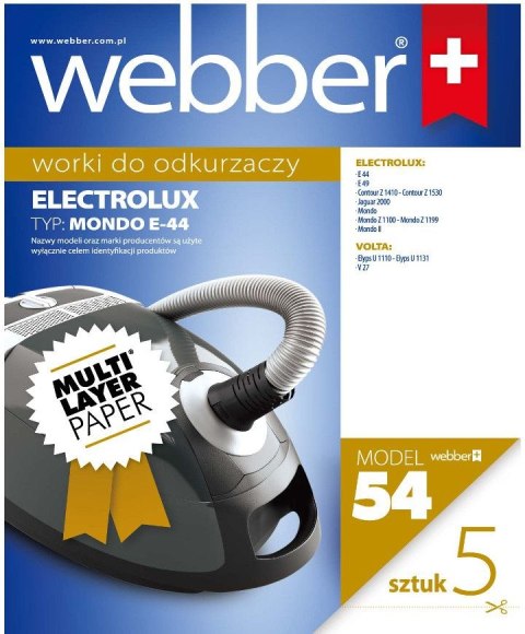 WEBBER Worki Webber Electrolux Mondo E44 (54 multi layer paper)