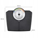 Webber Med Klasyczna Waga Łazienkowa MECHANICZNA Analogowa do 180 KG CZARNA WEBBER BMI