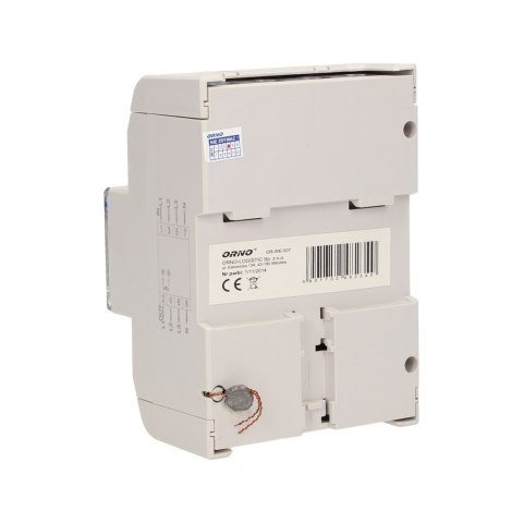 3-fazowy wskaźnik energii elektrycznej, 120A, 5 modułów, DIN TH-35mm, dodatkowy przycisk 3-fazowy wskaźnik energii elektrycznej, 120A, 5 modułów, DIN TH-35mm, dodatkowy przycisk