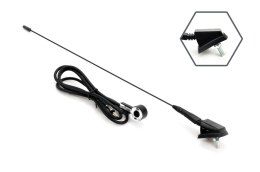 Antena samochodowa 41 cm 5mm adapter ant01 amio-01048