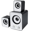 ZS35B Głośniki 2.1 zasilane z usb białe