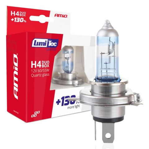 Żarówki halogenowe h4 12v 60/55w lumitec limited +130% duo amio-01405 Żarówki halogenowe h4 12v 60/55w lumitec limited +130% duo amio-01405
