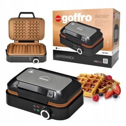 ELDOM GOFROWNICA ELDOM SOLIDNA 2 DUŻE GOFRY SUPER MOC 2000W