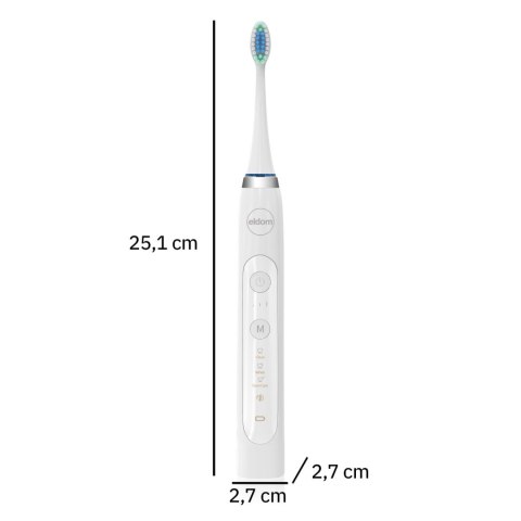 ELDOM Szczoteczka soniczna do mycia zębów Eldom SD210 biała ELDOM Szczoteczka soniczna do mycia zębów Eldom SD210 biała