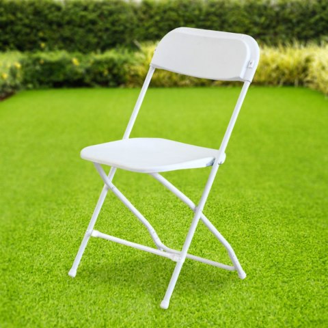 GARDENSELECT Krzesło cateringowe składane NIC-Y49 BIAŁE GARDENSELECT Krzesło cateringowe składane NIC-Y49 BIAŁE