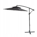 GARDENSELECT PARASOL OGRODOWY DUŻY SOLIDNY SKŁADANY 2,7 M Z WYSIĘGNIKIEM REGULACJA XXL