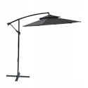 GARDENSELECT PARASOL OGRODOWY DUŻY SOLIDNY SKŁADANY 2,7 M Z WYSIĘGNIKIEM REGULACJA XXL