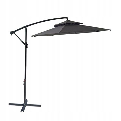 GARDENSELECT PARASOL OGRODOWY DUŻY SOLIDNY SKŁADANY 2,7 M Z WYSIĘGNIKIEM REGULACJA XXL GARDENSELECT PARASOL OGRODOWY DUŻY SOLIDNY SKŁADANY 2,7 M Z WYSIĘGNIKIEM REGULACJA XXL
