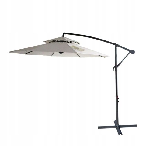 GARDENSELECT PARASOL OGRODOWY DUŻY SOLIDNY SKŁADANY 2,7 M Z WYSIĘGNIKIEM REGULACJA XXL GARDENSELECT PARASOL OGRODOWY DUŻY SOLIDNY SKŁADANY 2,7 M Z WYSIĘGNIKIEM REGULACJA XXL