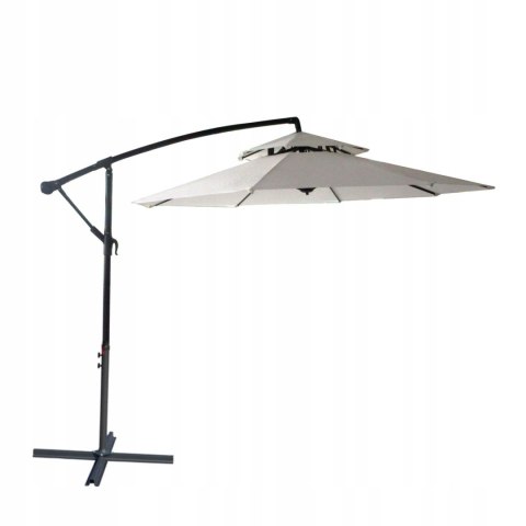 GARDENSELECT PARASOL OGRODOWY DUŻY SOLIDNY SKŁADANY 2,7 M Z WYSIĘGNIKIEM REGULACJA XXL GARDENSELECT PARASOL OGRODOWY DUŻY SOLIDNY SKŁADANY 2,7 M Z WYSIĘGNIKIEM REGULACJA XXL