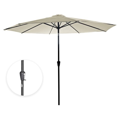 GARDENSELECT PARASOL OGRODOWY DUŻY SOLIDNY SKŁADANY 3 M Z KORBKĄ REGULACJA XL ECRU GARDENSELECT PARASOL OGRODOWY DUŻY SOLIDNY SKŁADANY 3 M Z KORBKĄ REGULACJA XL ECRU