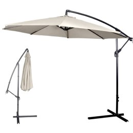 GARDENSELECT PARASOL OGRODOWY DUŻY SOLIDNY SKŁADANY SOLA BEŻ
