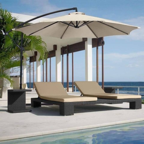GARDENSELECT PARASOL OGRODOWY DUŻY SOLIDNY SKŁADANY SOLA BEŻ GARDENSELECT PARASOL OGRODOWY DUŻY SOLIDNY SKŁADANY SOLA BEŻ