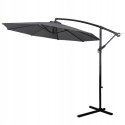 GARDENSELECT PARASOL OGRODOWY DUŻY SOLIDNY SKŁADANY SOLA SZARY