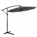 GARDENSELECT PARASOL OGRODOWY DUŻY SOLIDNY SKŁADANY SOLA SZARY