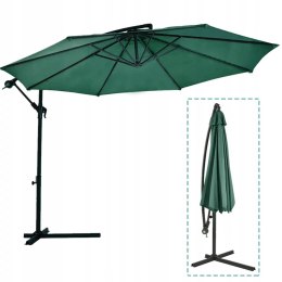GARDENSELECT PARASOL OGRODOWY DUŻY SOLIDNY SKŁADANY SOLA ZIELONY