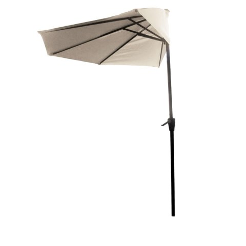 GARDENSELECT PARASOL OGRODOWY ŚCIENNY DUŻY SOLIDNY SKŁADANY 2,7 M Z KORBKĄ ECRU GARDENSELECT PARASOL OGRODOWY ŚCIENNY DUŻY SOLIDNY SKŁADANY 2,7 M Z KORBKĄ ECRU