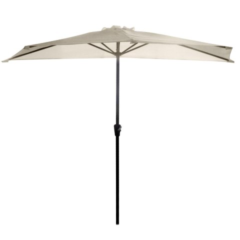 GARDENSELECT PARASOL OGRODOWY ŚCIENNY DUŻY SOLIDNY SKŁADANY 2,7 M Z KORBKĄ ECRU GARDENSELECT PARASOL OGRODOWY ŚCIENNY DUŻY SOLIDNY SKŁADANY 2,7 M Z KORBKĄ ECRU