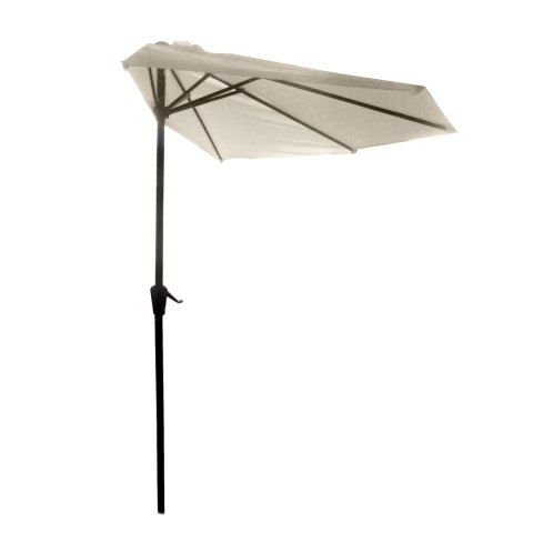 GARDENSELECT PARASOL OGRODOWY ŚCIENNY DUŻY SOLIDNY SKŁADANY 2,7 M Z KORBKĄ ECRU GARDENSELECT PARASOL OGRODOWY ŚCIENNY DUŻY SOLIDNY SKŁADANY 2,7 M Z KORBKĄ ECRU