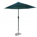 GARDENSELECT PARASOL OGRODOWY ŚCIENNY DUŻY SOLIDNY SKŁADANY 2,7 M Z KORBKĄ ZIELONY