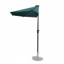 GARDENSELECT PARASOL OGRODOWY ŚCIENNY DUŻY SOLIDNY SKŁADANY 2,7 M Z KORBKĄ ZIELONY