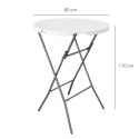 GARDENSELECT Stół Nuforma Cateringowy okrągły 80 x 80 x 110 cm